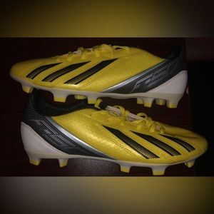 ADIDAS F50 F10 TRX FG SOCCER CLEATS US 8 MENS BRAND NEW YELLOW